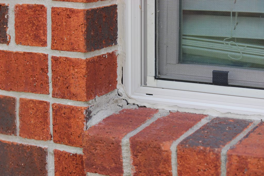 Sealed and painted exterior