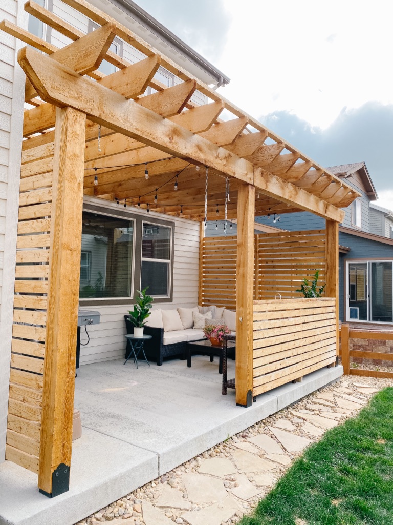 Outdoor structure and pergola work